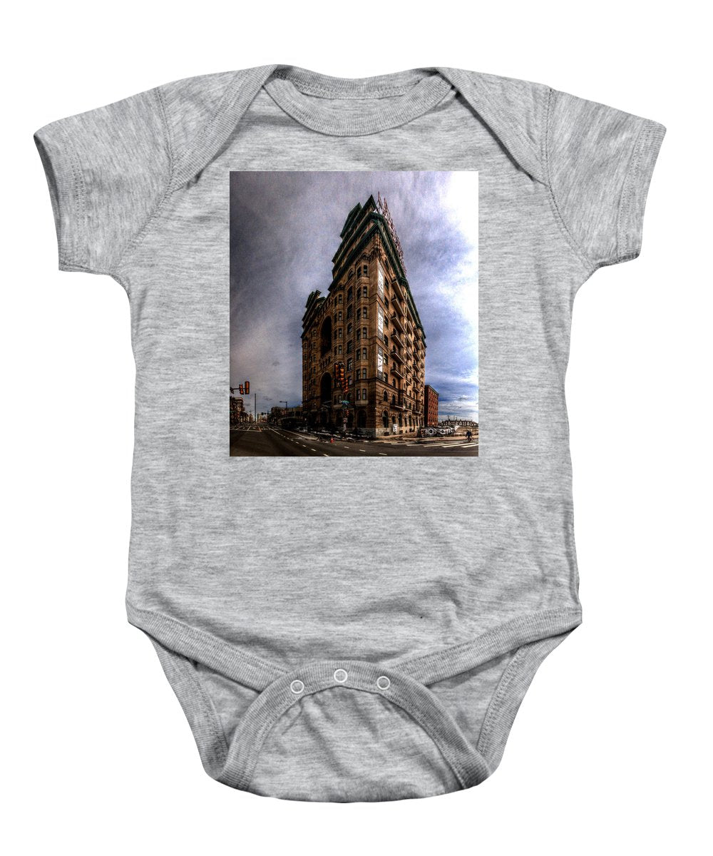 Panorama 3539 The Divine Lorraine Hotel - Baby Onesie