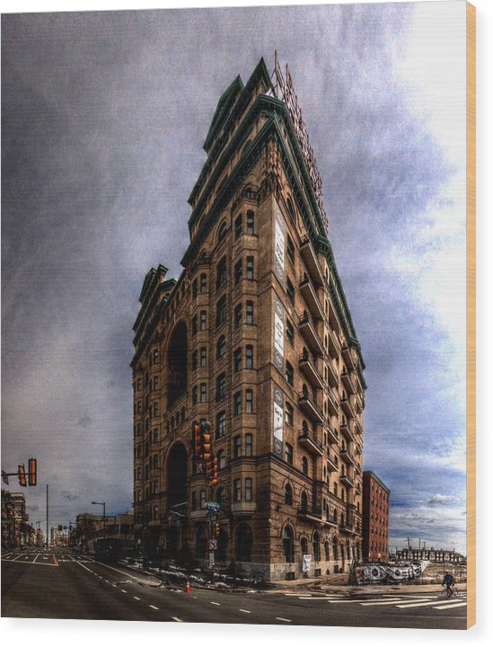 Panorama 3539 The Divine Lorraine Hotel - Wood Print
