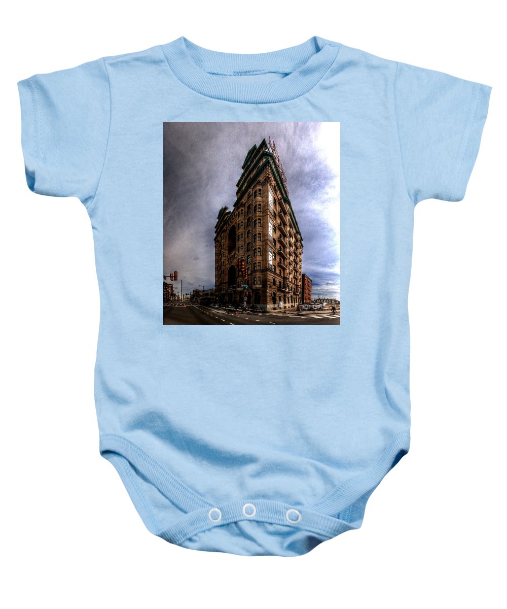 Panorama 3539 The Divine Lorraine Hotel - Baby Onesie