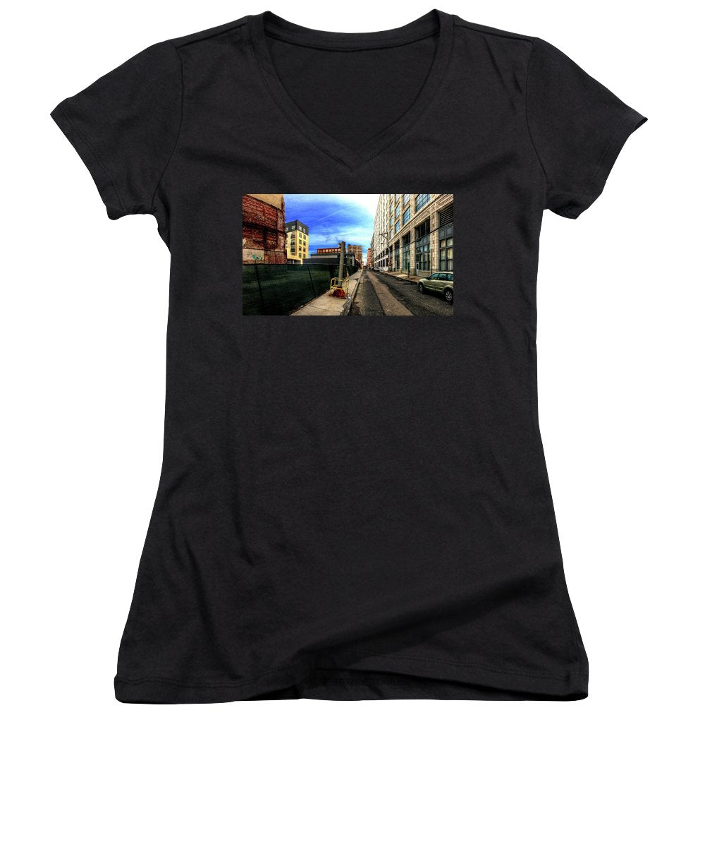 Panorama 3577 Broad and Wood Streets - Women's V-Neck