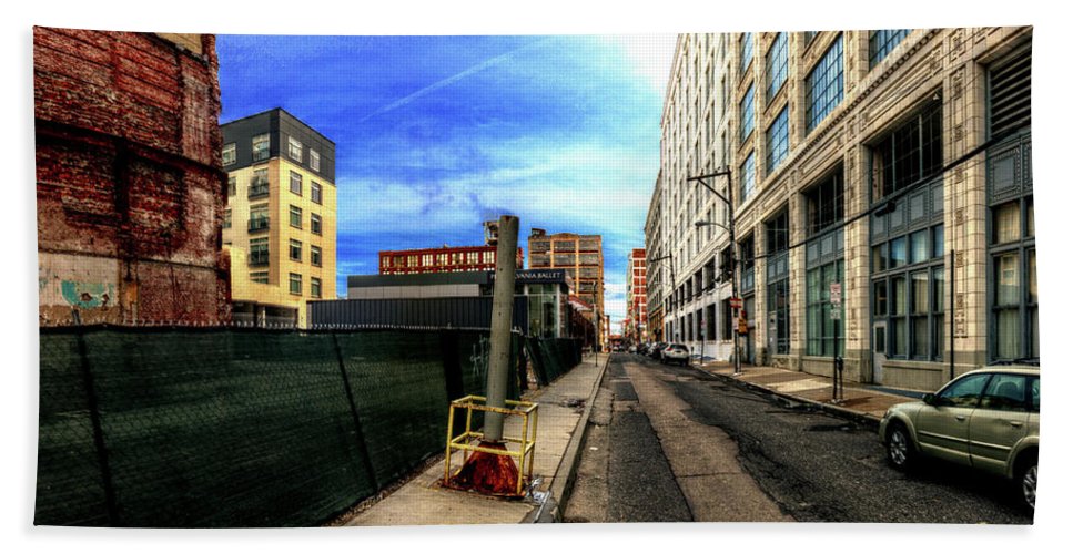 Panorama 3577 Broad and Wood Streets - Beach Towel