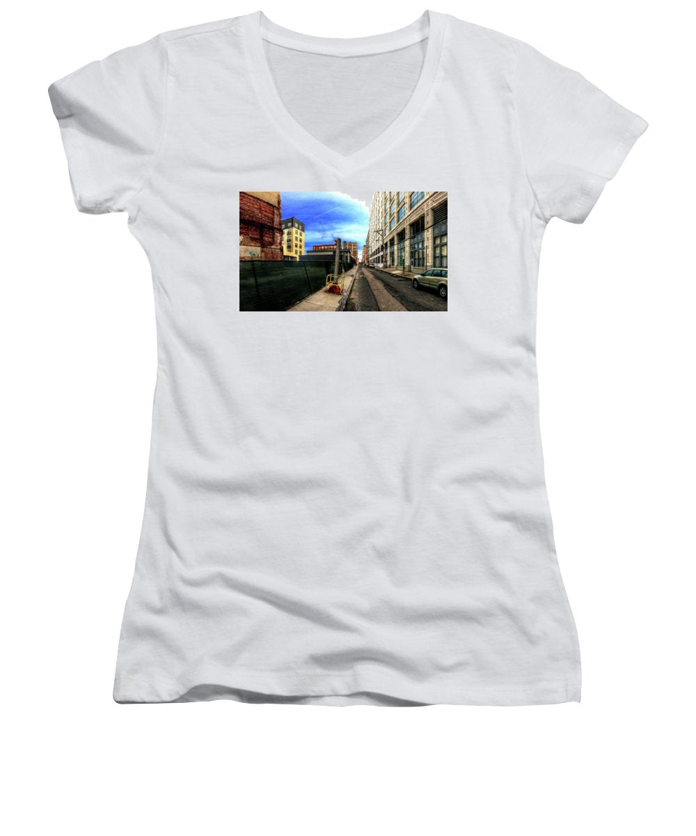 Panorama 3577 Broad and Wood Streets - Women's V-Neck