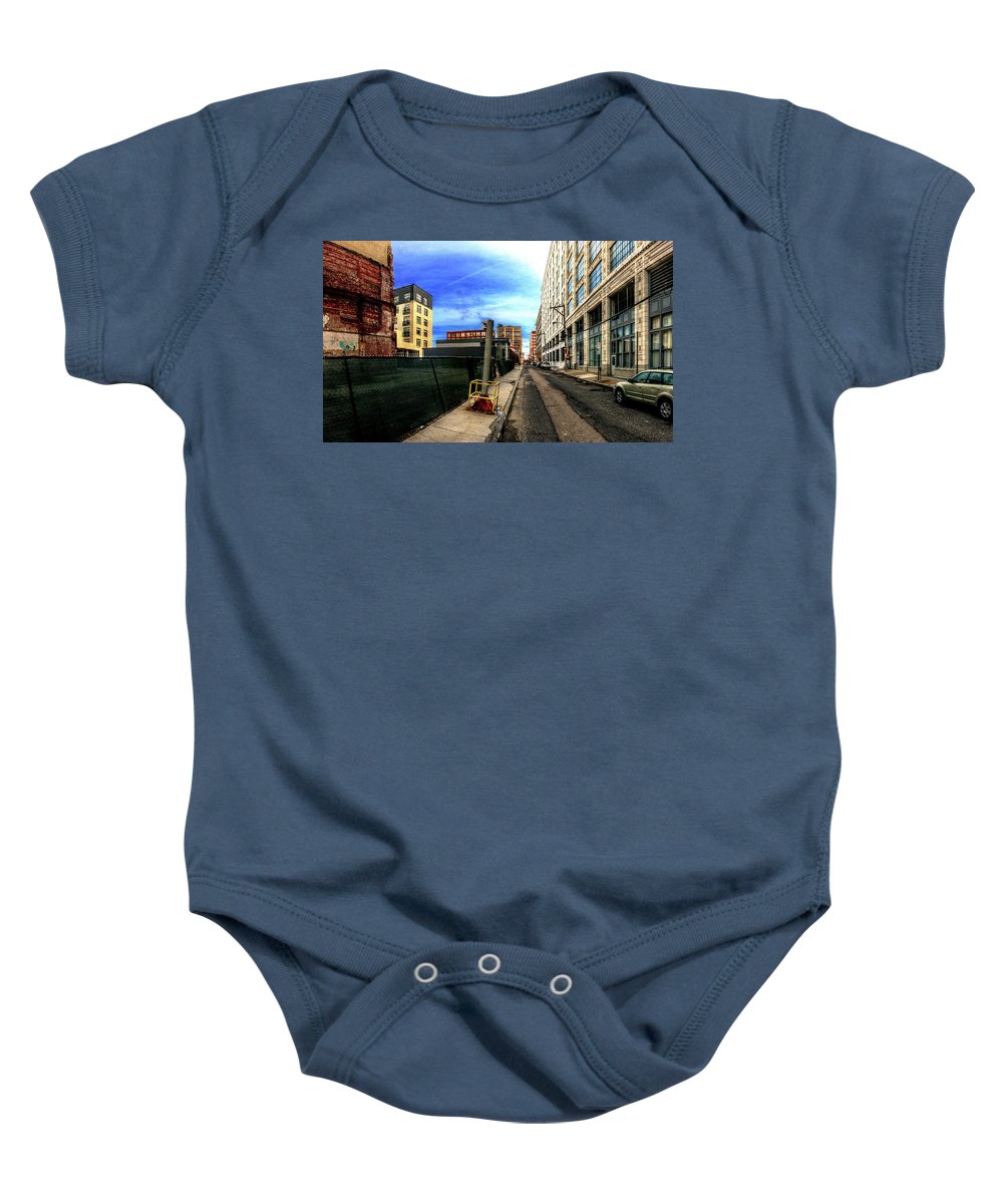 Panorama 3577 Broad and Wood Streets - Baby Onesie