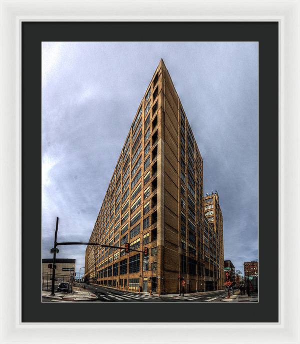 Panorama 3584 Terminal Commerce Building - Framed Print