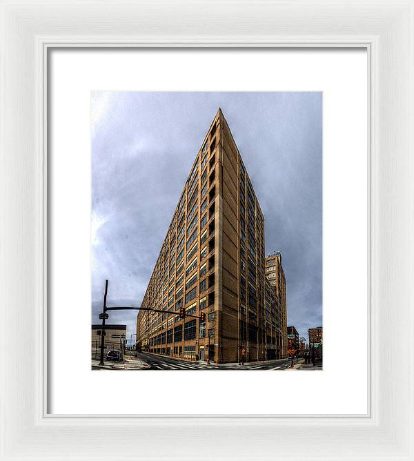 Panorama 3584 Terminal Commerce Building - Framed Print