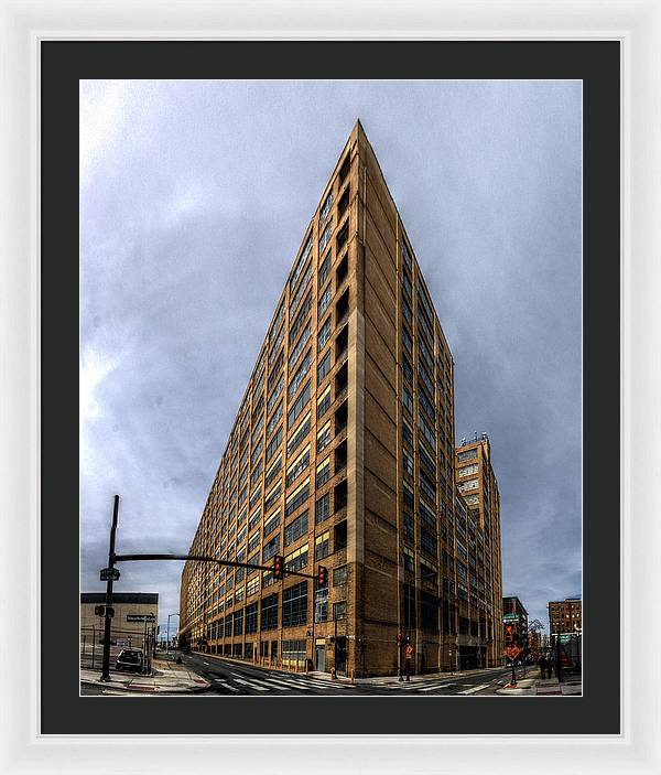 Panorama 3584 Terminal Commerce Building - Framed Print
