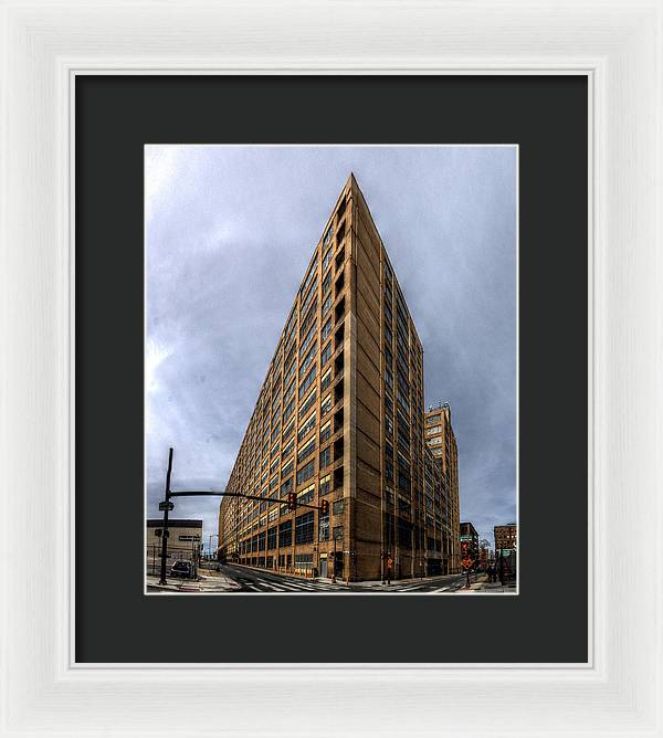 Panorama 3584 Terminal Commerce Building - Framed Print