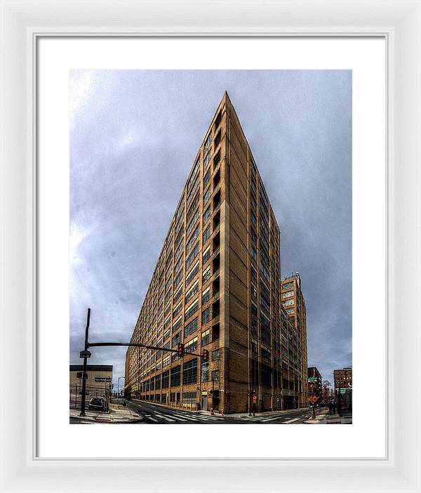 Panorama 3584 Terminal Commerce Building - Framed Print