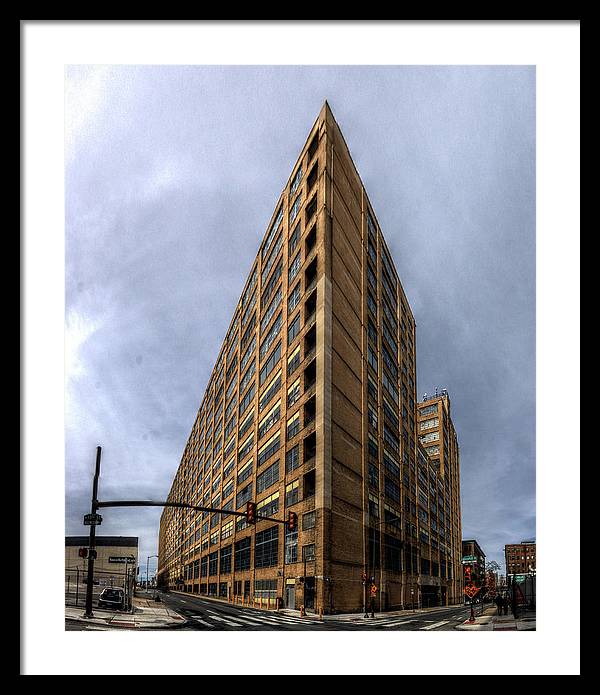 Panorama 3584 Terminal Commerce Building - Framed Print