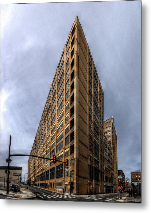 Panorama 3584 Terminal Commerce Building - Metal Print