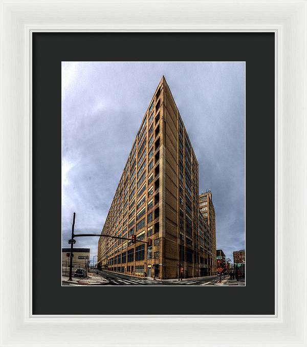 Panorama 3584 Terminal Commerce Building - Framed Print