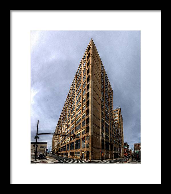 Panorama 3584 Terminal Commerce Building - Framed Print