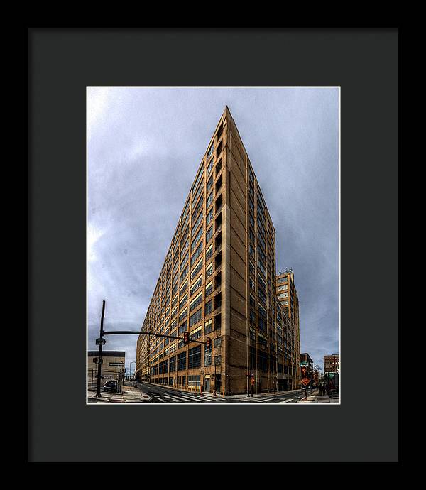 Panorama 3584 Terminal Commerce Building - Framed Print