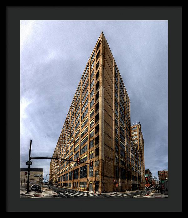 Panorama 3584 Terminal Commerce Building - Framed Print