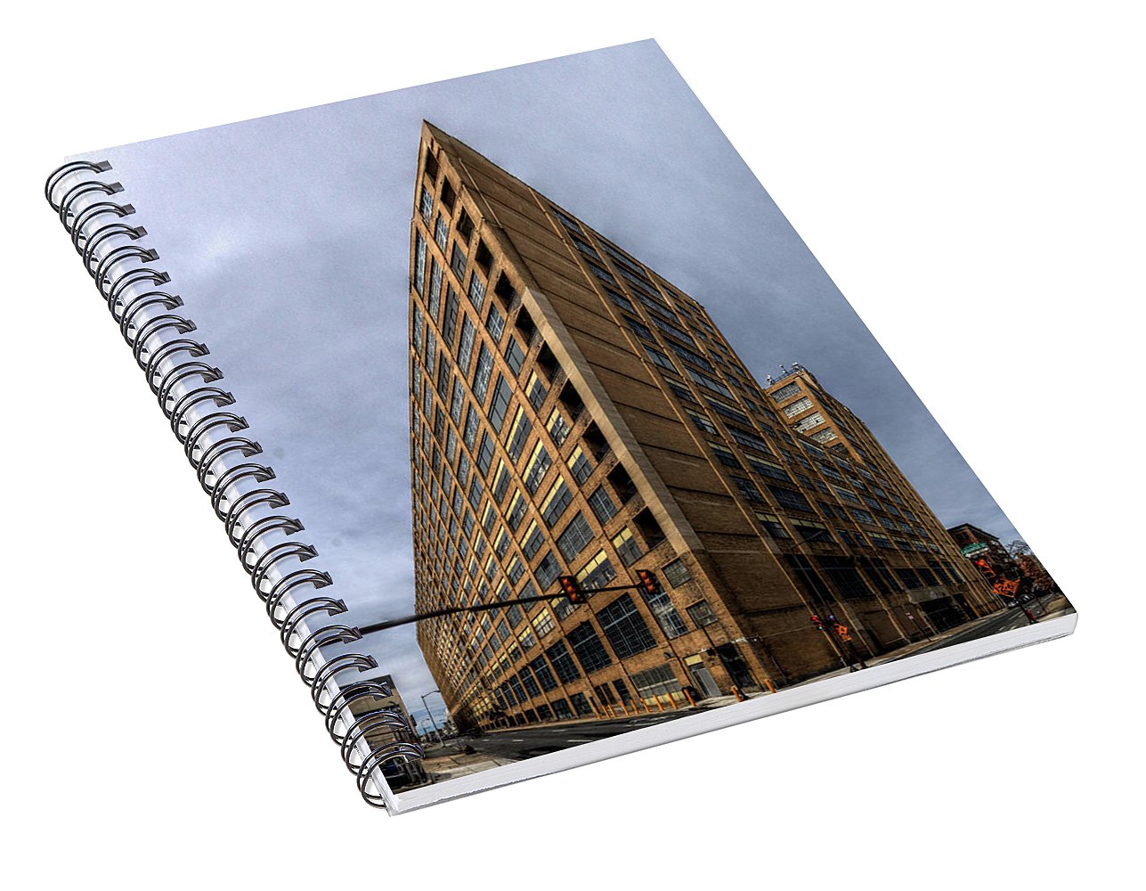 Panorama 3584 Terminal Commerce Building - Spiral Notebook