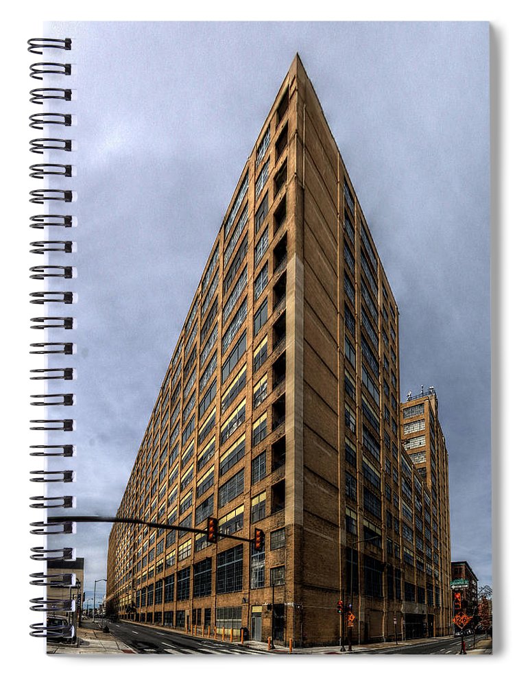 Panorama 3584 Terminal Commerce Building - Spiral Notebook