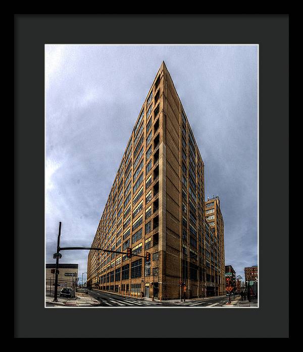 Panorama 3584 Terminal Commerce Building - Framed Print