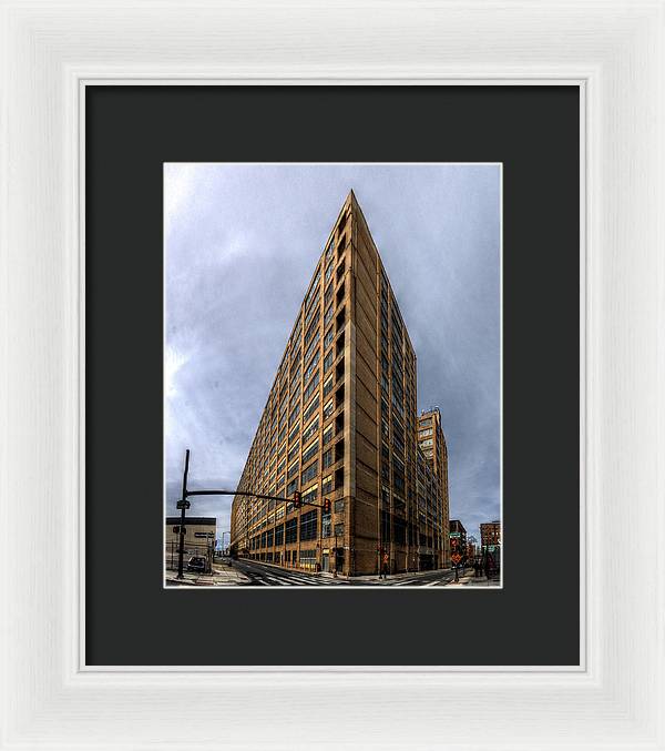 Panorama 3584 Terminal Commerce Building - Framed Print