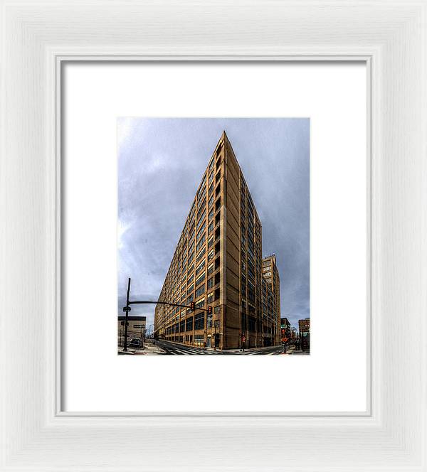 Panorama 3584 Terminal Commerce Building - Framed Print