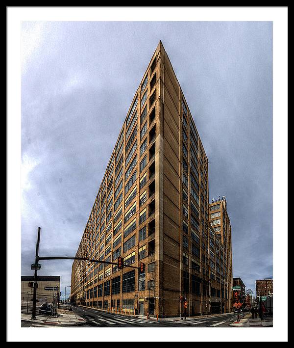 Panorama 3584 Terminal Commerce Building - Framed Print