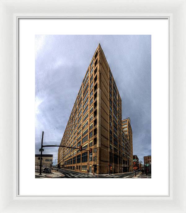 Panorama 3584 Terminal Commerce Building - Framed Print