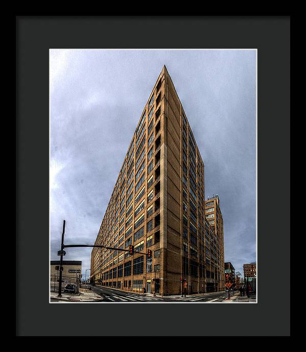 Panorama 3584 Terminal Commerce Building - Framed Print