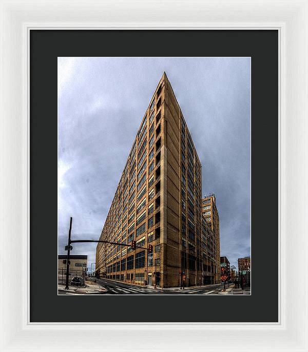 Panorama 3584 Terminal Commerce Building - Framed Print