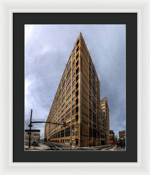 Panorama 3584 Terminal Commerce Building - Framed Print