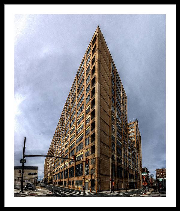 Panorama 3584 Terminal Commerce Building - Framed Print