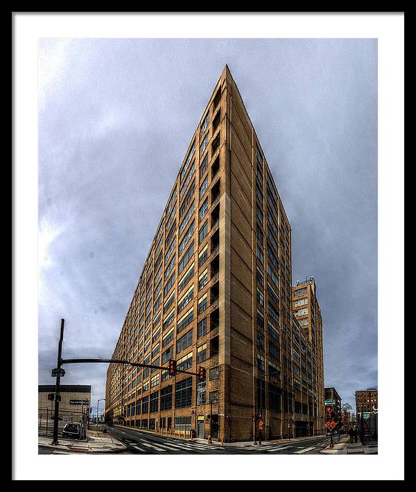 Panorama 3584 Terminal Commerce Building - Framed Print