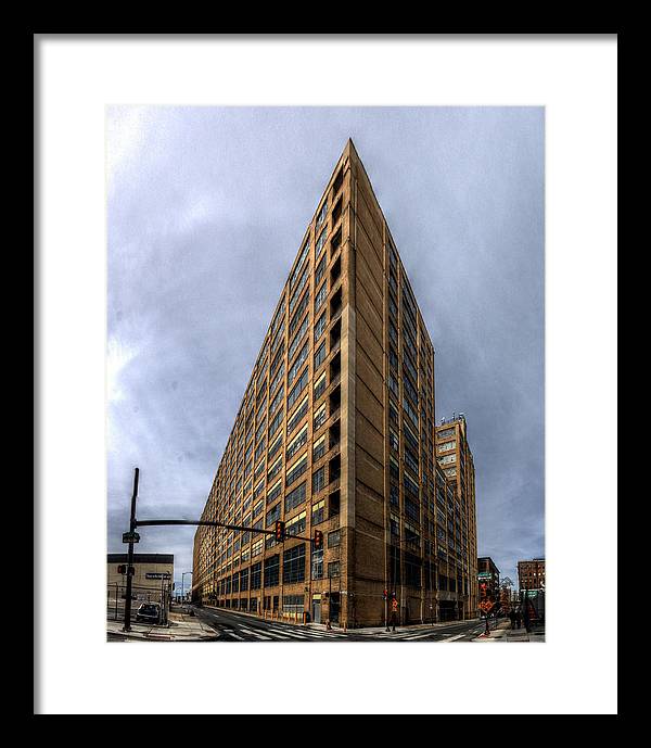 Panorama 3584 Terminal Commerce Building - Framed Print