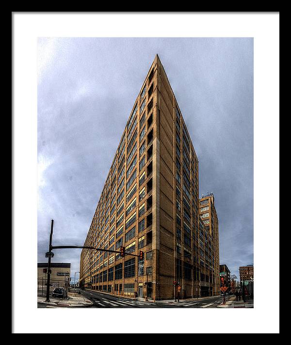 Panorama 3584 Terminal Commerce Building - Framed Print