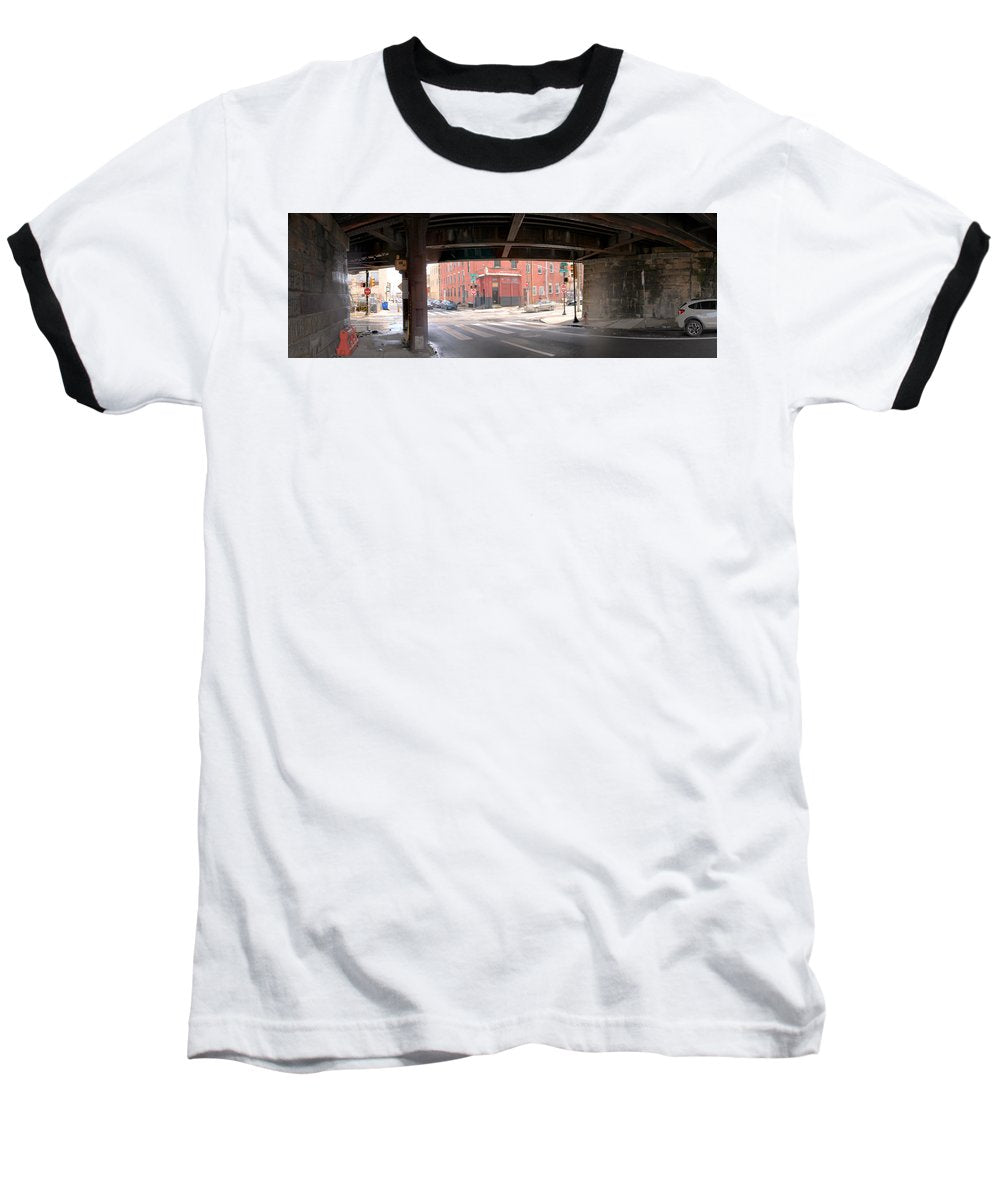 Panorama 3596 Reading Viaduct - Baseball T-Shirt