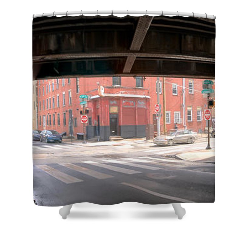 Panorama 3596 Reading Viaduct - Shower Curtain