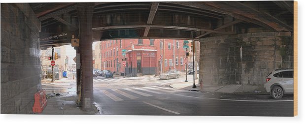Panorama 3596 Reading Viaduct - Wood Print