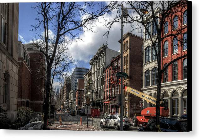 Panorama 3607 200 Block of Chestnut Street - Canvas Print