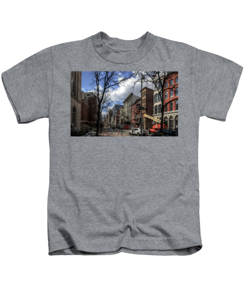 Panorama 3607 200 Block of Chestnut Street - Kids T-Shirt