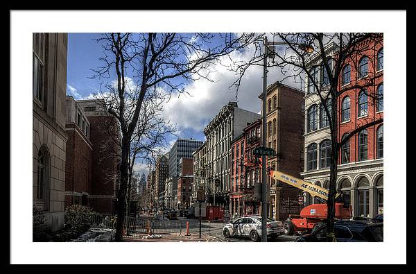 Panorama 3607 200 Block of Chestnut Street - Framed Print