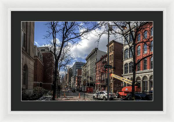 Panorama 3607 200 Block of Chestnut Street - Framed Print