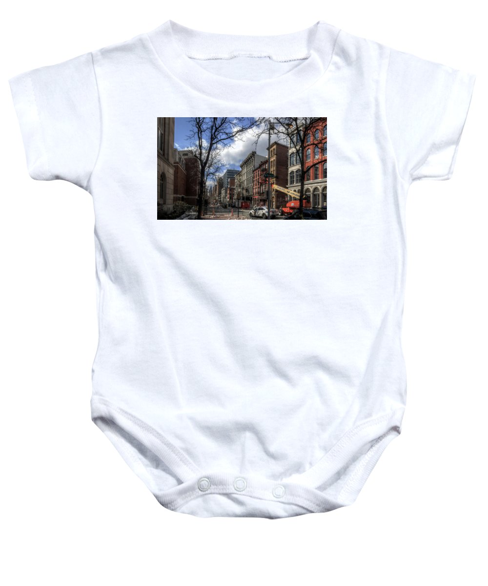 Panorama 3607 200 Block of Chestnut Street - Baby Onesie