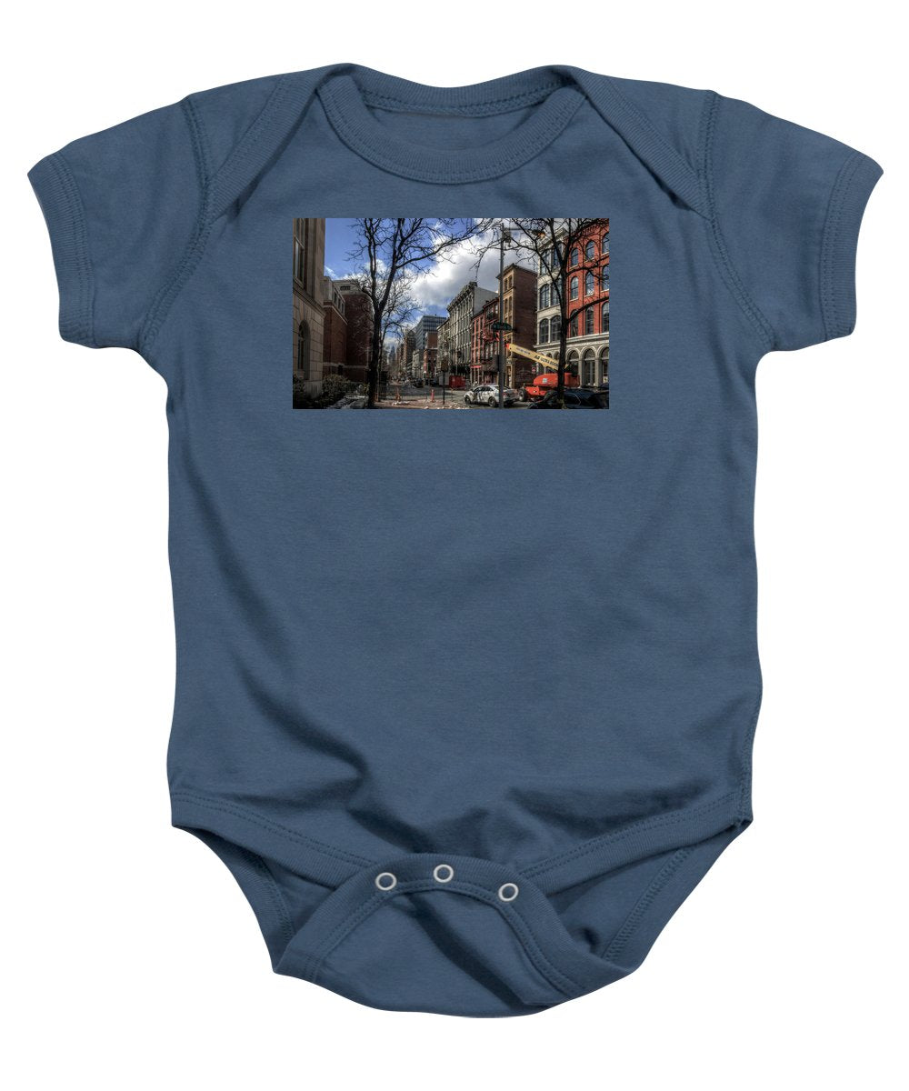 Panorama 3607 200 Block of Chestnut Street - Baby Onesie