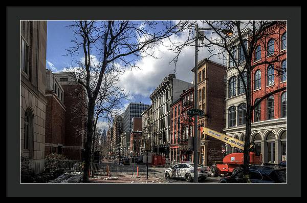 Panorama 3607 200 Block of Chestnut Street - Framed Print