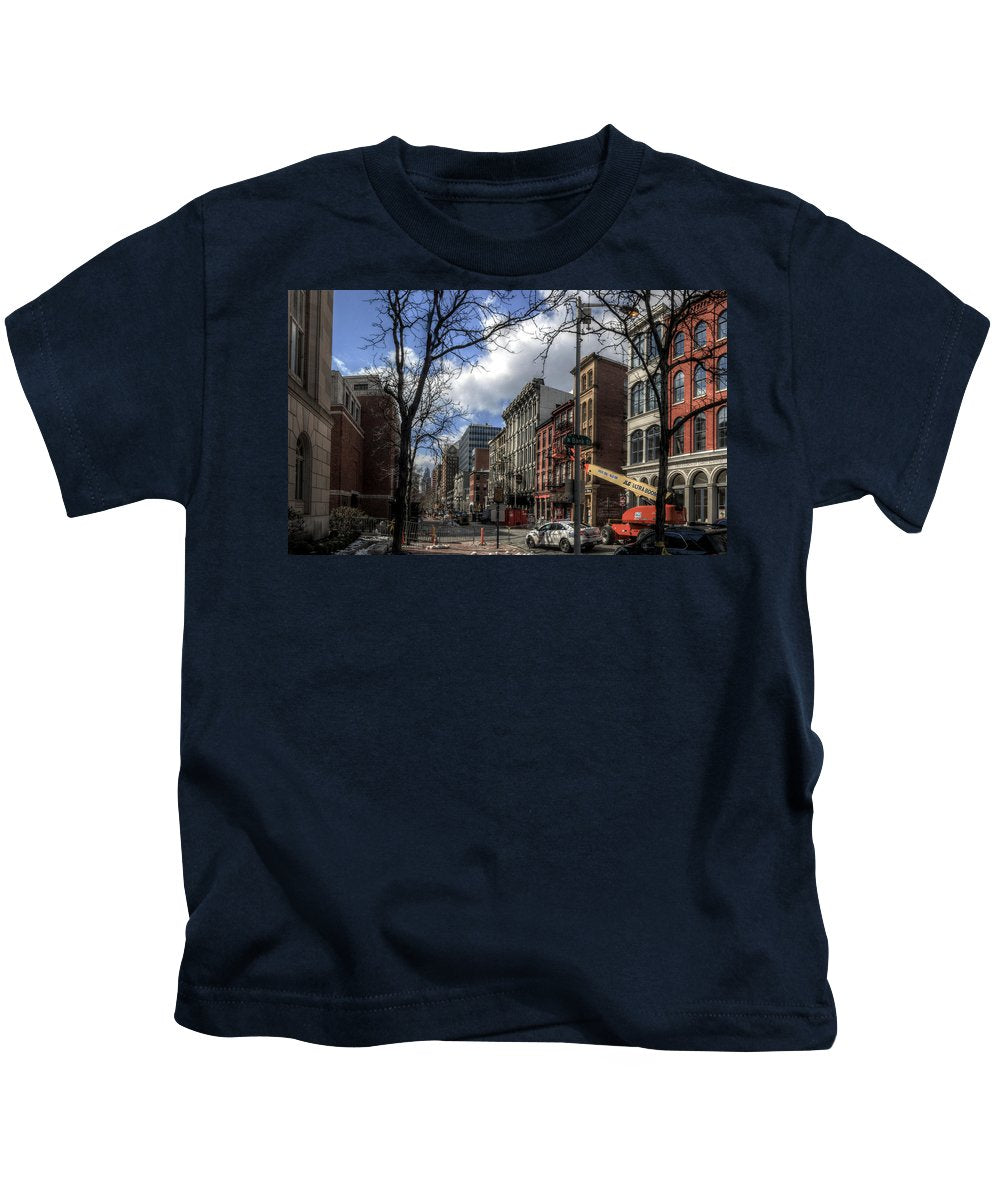 Panorama 3607 200 Block of Chestnut Street - Kids T-Shirt