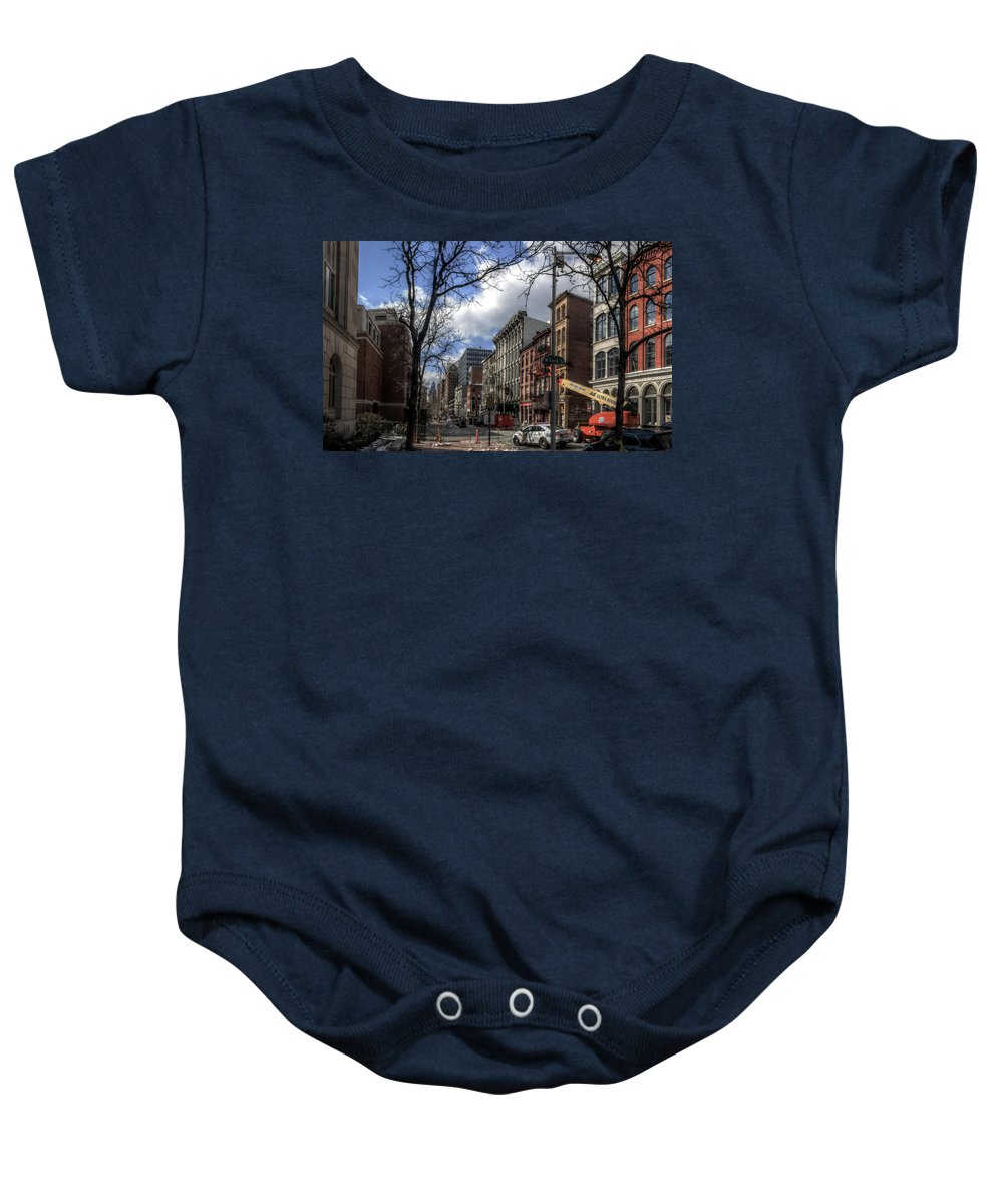 Panorama 3607 200 Block of Chestnut Street - Baby Onesie