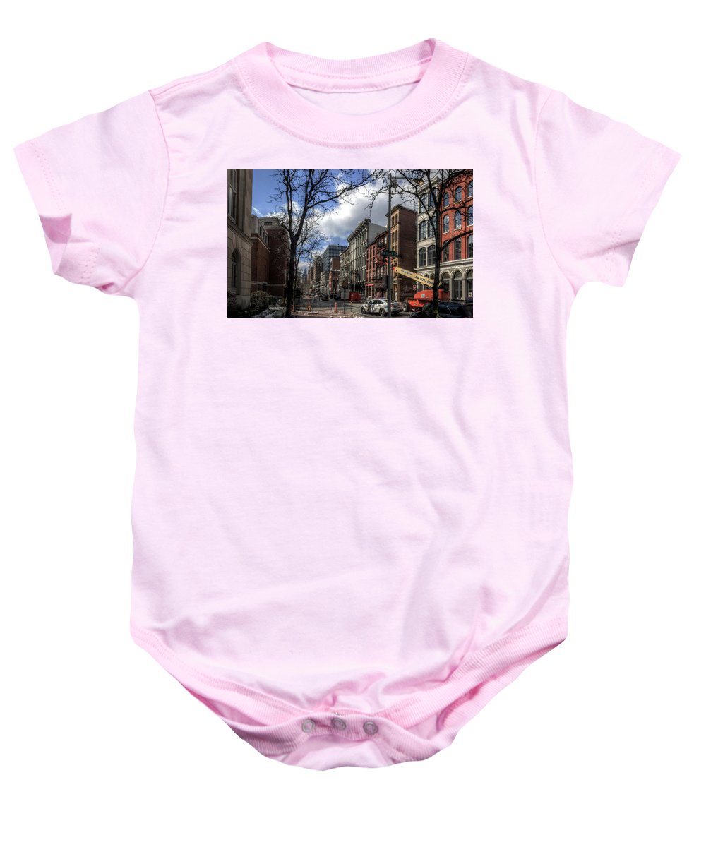 Panorama 3607 200 Block of Chestnut Street - Baby Onesie