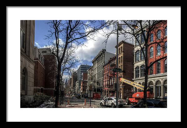 Panorama 3607 200 Block of Chestnut Street - Framed Print