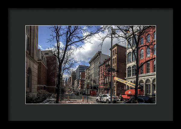 Panorama 3607 200 Block of Chestnut Street - Framed Print