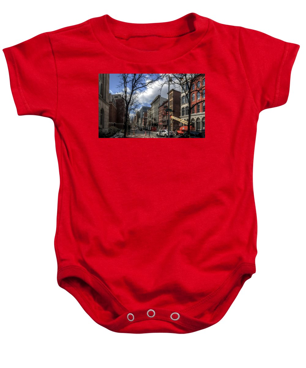 Panorama 3607 200 Block of Chestnut Street - Baby Onesie