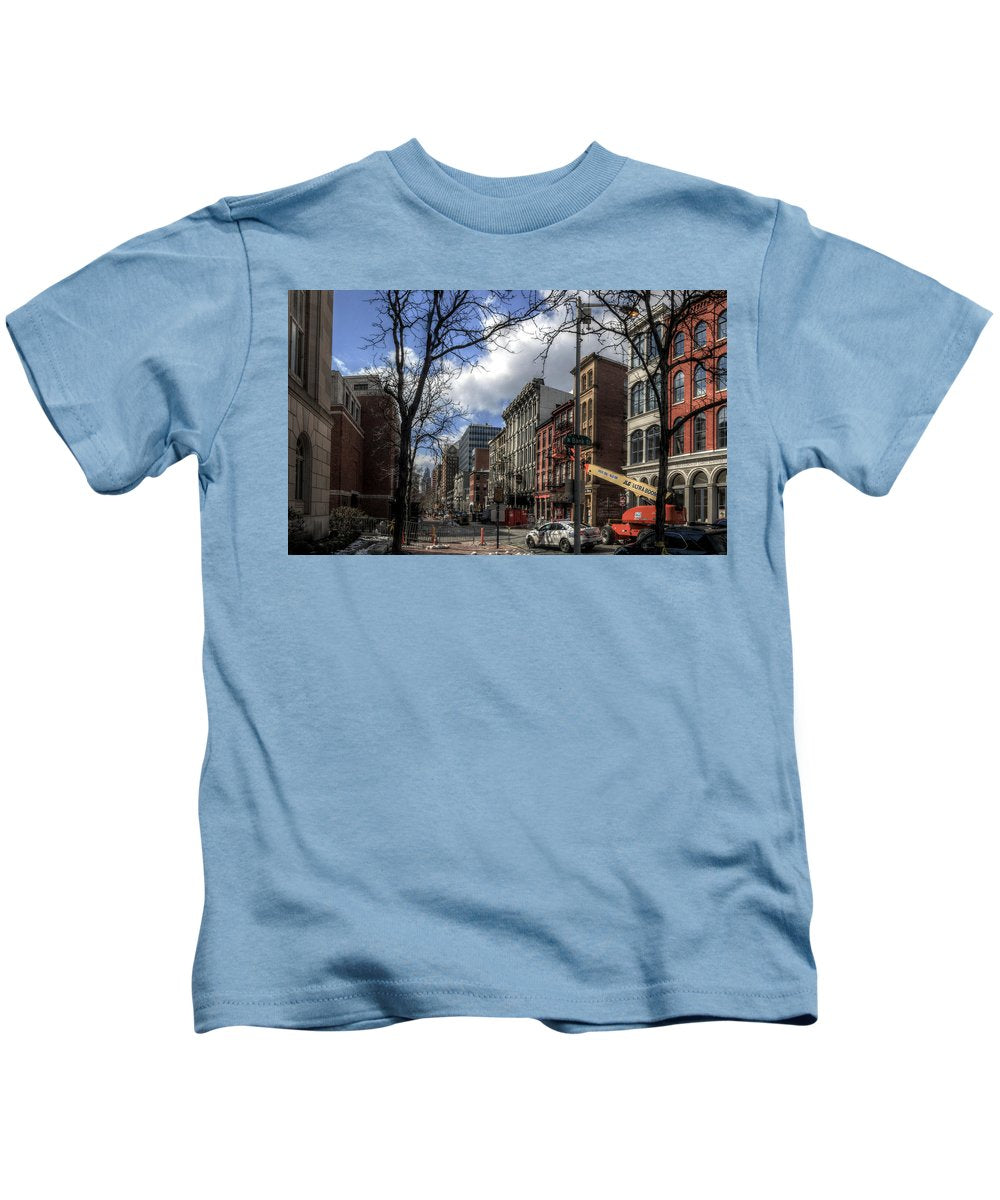 Panorama 3607 200 Block of Chestnut Street - Kids T-Shirt