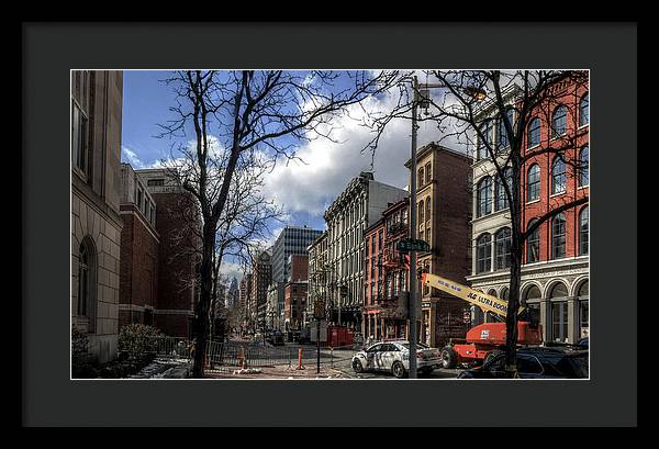 Panorama 3607 200 Block of Chestnut Street - Framed Print